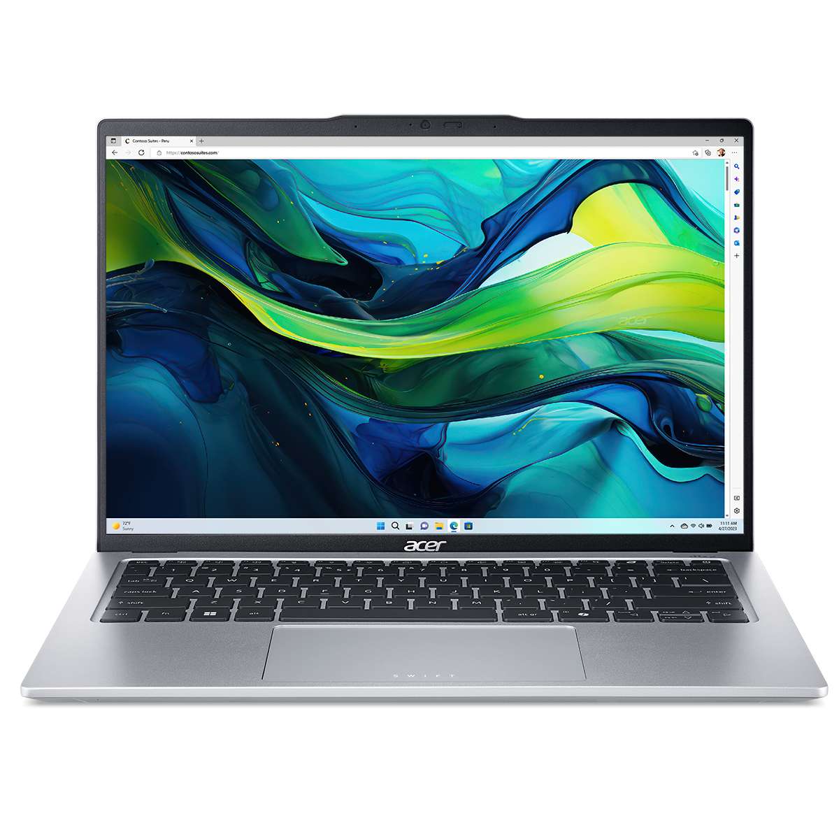 Notebook Acer Swift Go 14 Intel Core Ultra 5 512GB SSD 16GB Ram Windows 11 Silver